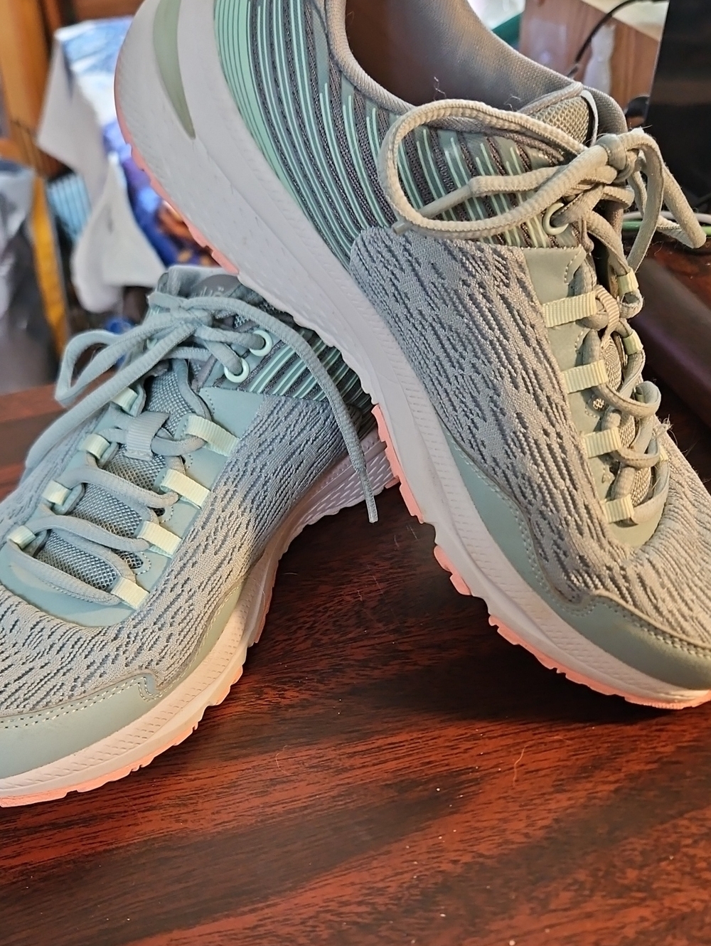 Ryka Mint Green Athletic Walking Sneakers